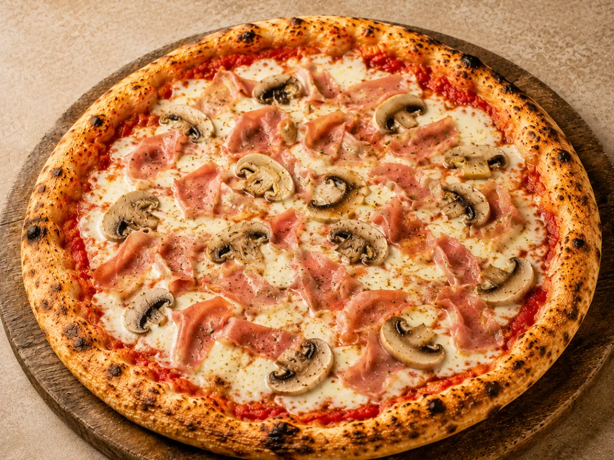 Pizza Prosciutto e Funghi - Ø30cm