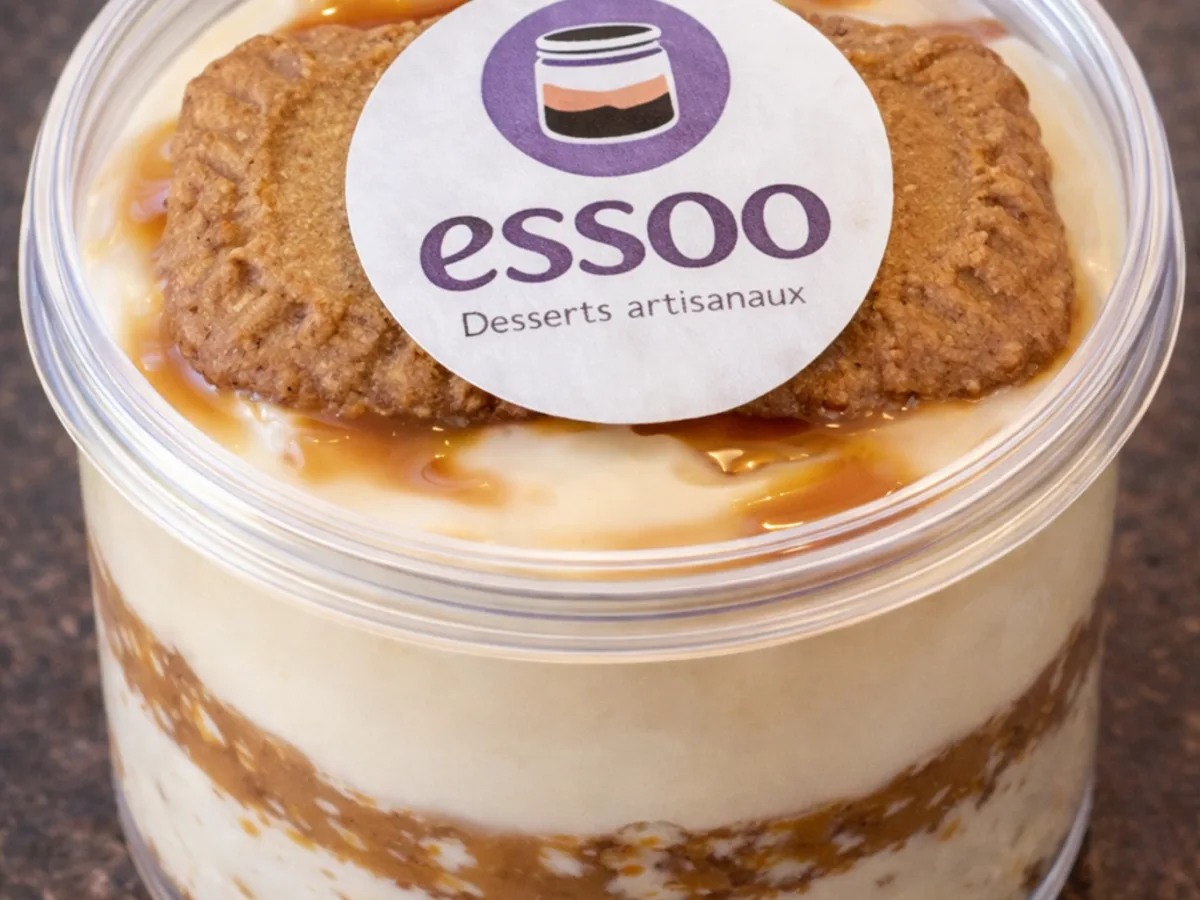Tiramisu spéculoos & caramel salé